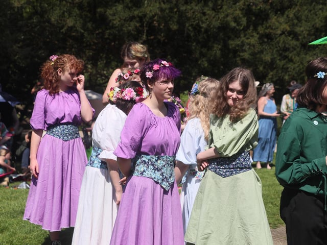 Crowning of the May Queen 2024 in Alexandra Park, Hastings, May 12. Photo by Roberts Photographic.