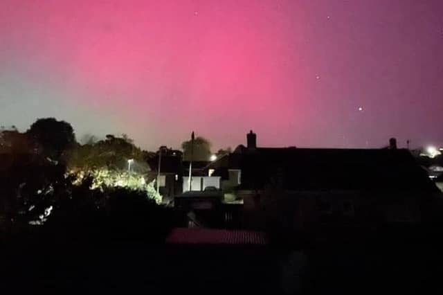 The Northern Lights captured in Hastings. Picture: Sarah King