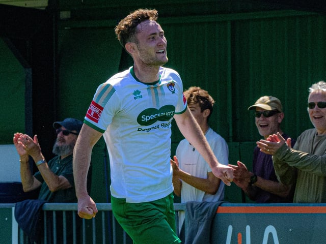 Action in the Rocks' pre-season win over Chichester City at Nyewood Lane