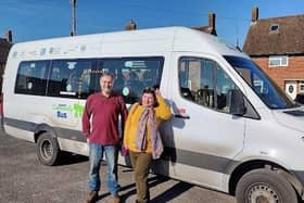 Chichester district bus service continues its service in the district and has raised almost £2,000 in booking fees to help community.
