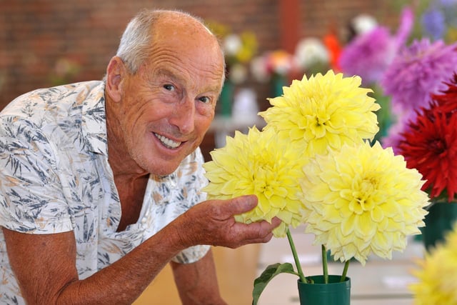 Don Faircloth. Felpham and Middleton Horticultural Society Flower and Produce Show. Pic S Robards SR2208132
