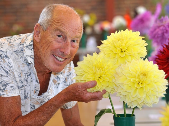 Don Faircloth. Felpham and Middleton Horticultural Society Flower and Produce Show. Pic S Robards SR2208132