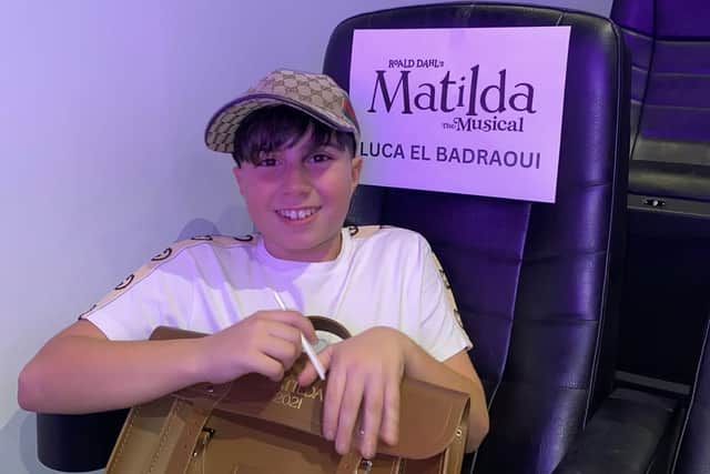 Luca el  Badraoui is in the ensemble in Matilda the Musical