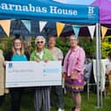 Supporters who helped 90-year-old Freda Smith top £20,000 in fundraising for St Barnabas House hospice, with 30 years of 'super sales' at her Angmering home, have been thanked at a celebration party
