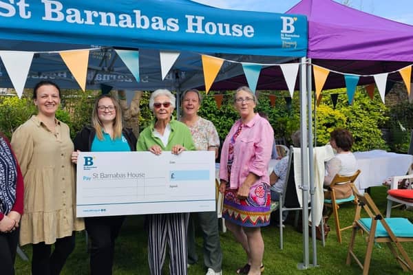 Supporters who helped 90-year-old Freda Smith top £20,000 in fundraising for St Barnabas House hospice, with 30 years of 'super sales' at her Angmering home, have been thanked at a celebration party