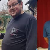 Worthing MAN v FAT player Tony Stansmore has lost 5 stone in weight.
