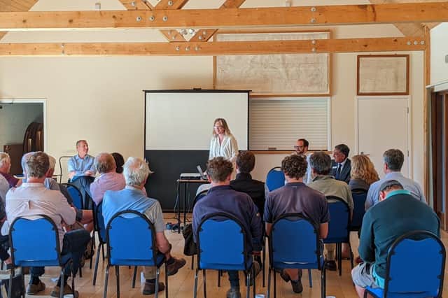 Sally-Ann Hart, MP for Hastings and Rye, and Huw Merriman, MP for Bexhill and Battle, hosted a Roundtable in Udimore with local farmers and officials to answer questions about the new farm payment scheme.