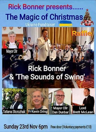 The 'Magic of Christmas Show', which is an evening of entertainment and also a fundraising event for 'Ukranians at Christmas'.