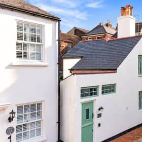 Estate agent Jacobs Steel says this is an exceptionally rare property in Worthing town centre