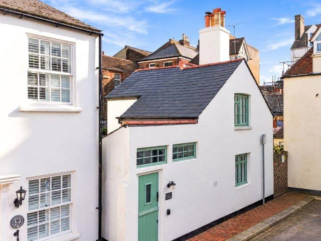 Estate agent Jacobs Steel says this is an exceptionally rare property in Worthing town centre