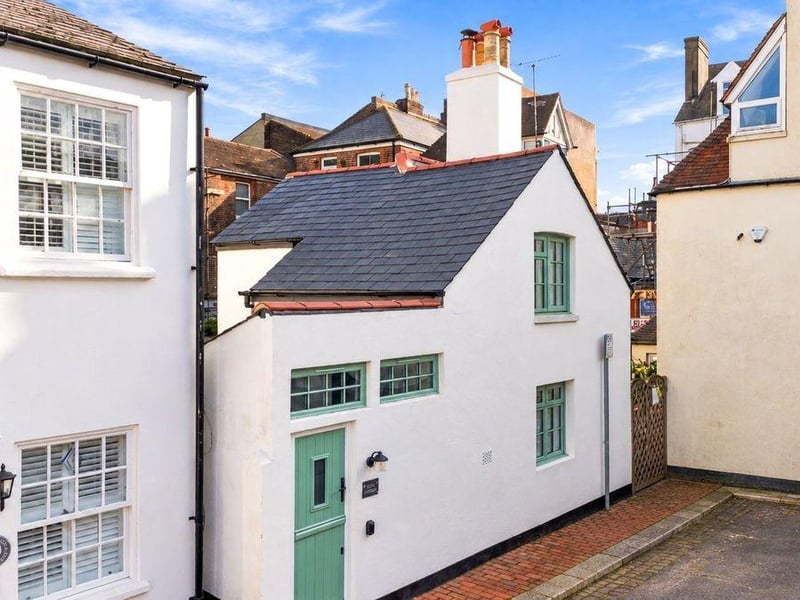Estate agent Jacobs Steel says this is an exceptionally rare property in Worthing town centre