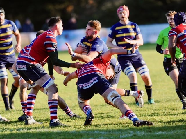 Action from Worthing Raiders v Tonbridge Juddians in National two east