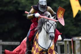 A Valliant Knight Jousting at The Loxwood Joust