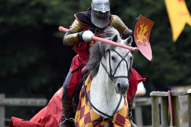 A Valliant Knight Jousting at The Loxwood Joust