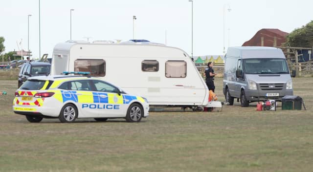 Caravans and motorhomes arrive at park in West Sussex – In Pictures