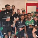 Ifield Cricket Club celebrate after the win against Burgess Hill | Picture: contributed