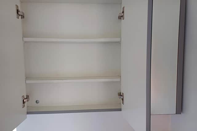 If only I could have kept cupboard free from any clutter. Picture: Katherine HM