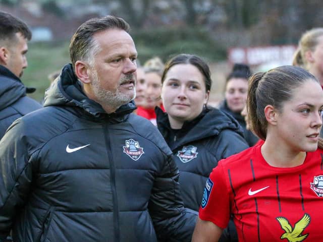 Lewes boss Scott Booth is leaving the Dripping Pan | Picture: James Boyes