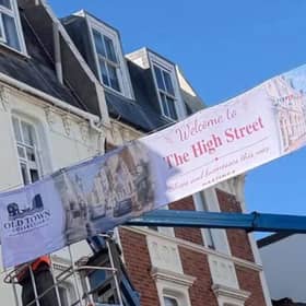 New welcome banner for the High Street