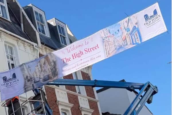 New welcome banner for the High Street