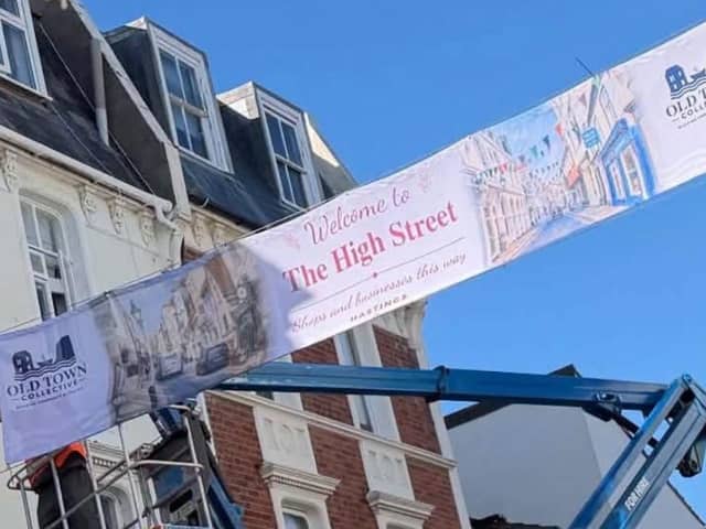 New welcome banner for the High Street