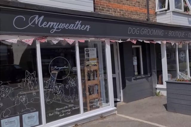 Merryweathers Dog Groomers, Pet Shop & Coffee House is at 28 Sussex Road, Haywards Heath, and has a rating of 4.8 stars out of five from 28 Google reviews.