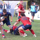 Leo Ravaudet in action for Worthing Raiders v London Scottish Lions | Colin Coulson