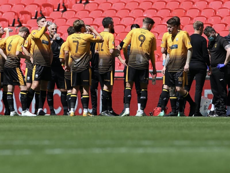Littlehampton Town at Wembley for the 2022 FA Vase final