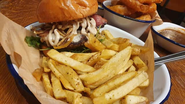 The Truffle Burger at Brighton's Honest Burger
