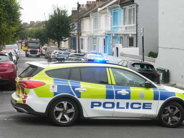 Emergency services at the scene of the fire. Picture: Eddie Mitchell
