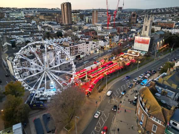 Brighton Christmas shoppers have been making the most of the city’s Christmas market on its return to the South Coast.