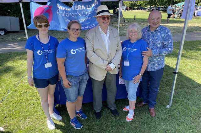 Christopher Biggins at the Dame Vera Lynn Children’s Charity Summer Fayre in Cuckfield