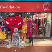 The cast of Snow White and the Seven Dwarfs livened up the Langney shopping centre when they attended the opening day of the new Eastbourne British Heart Foundation (BHF) shop. Picture: British Heart Foundation