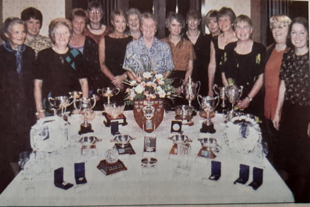Prizewinners at Kirkcaldy Gold Club ladies section