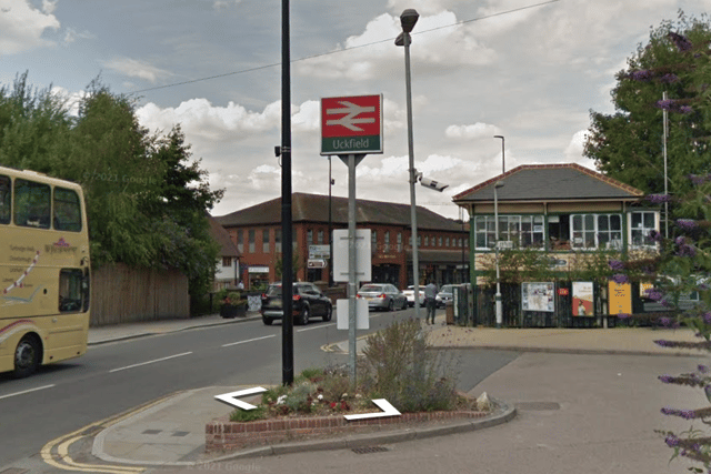 Trains to and from Uckfield have been subject to major disruption this weekend. Photo: Google Earth