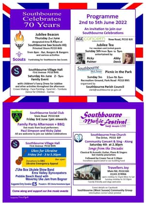 Southbourne will be celebrating the jubilee with a variety of events and activities.