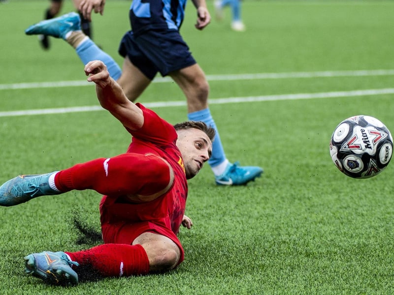 Newhaven v Crowborough Athletic in the SCFL premier