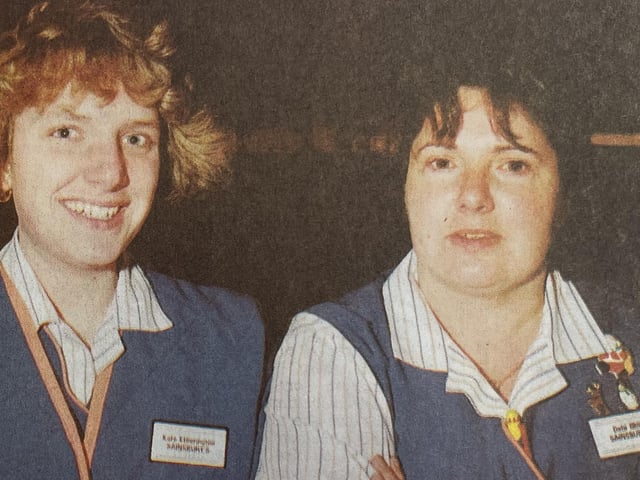 Sainsbury's staff.