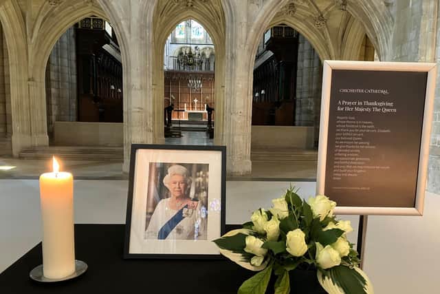 The Royal Book of Condolence at Chichester Cathedral