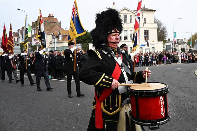 Eastbourne Remembrance Sunday Service 2024 (Photo by Jon Rigby)