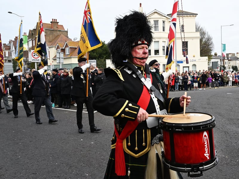 Eastbourne Remembrance Sunday Service 2024 (Photo by Jon Rigby)