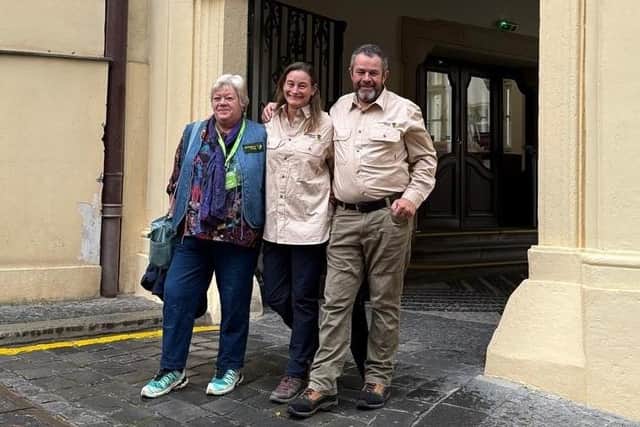 Climping farmer James Baird attended the 51st EKOFILM International Film Festival in Brno Czech Republic with his wife, Karen, and sister, Alison. (Photo contributed)