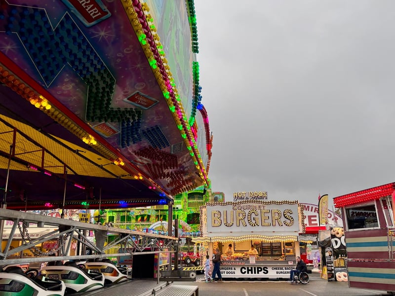 Chichester’s annual Sloe Fair returned to Northgate car park on Tuesday (October 20), bringing a colourful collection of funfair rides to the city.