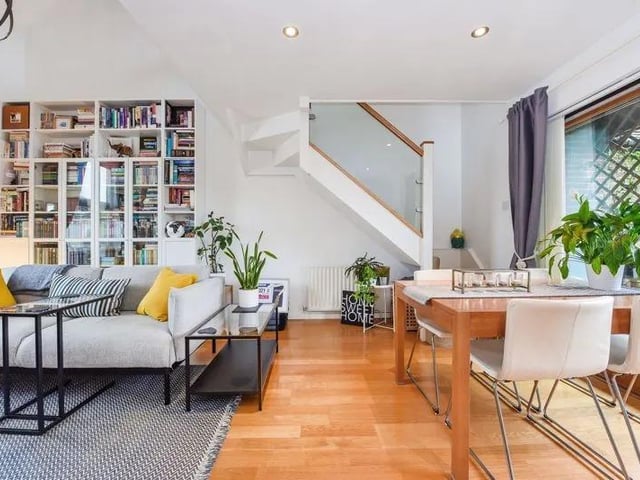 Both of the two bedrooms have their own, separate staircases.