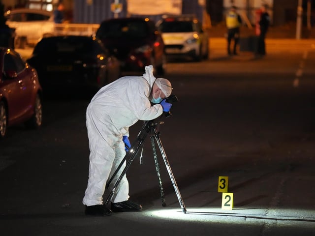 Scenes of Crime Officers (SOCO) remained at the scene of a serious incident, in The Esplanade, on Thursday evening.