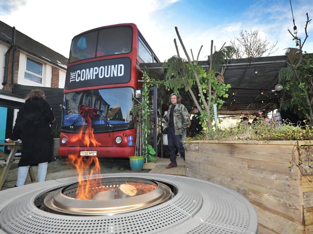 Launch of W.Ave Arts' Community Bus at The Compound, Bexhill Road, St Leonards on December 22.