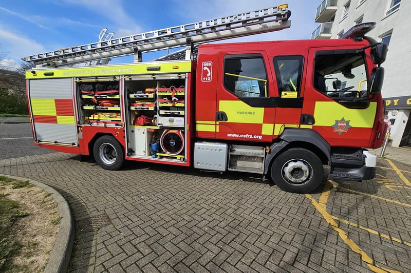 Firefighters attended Kennedy Court, St Leonards. Picture: Phil Scott