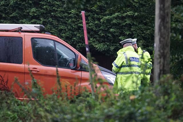 The incident closed part of the A22
