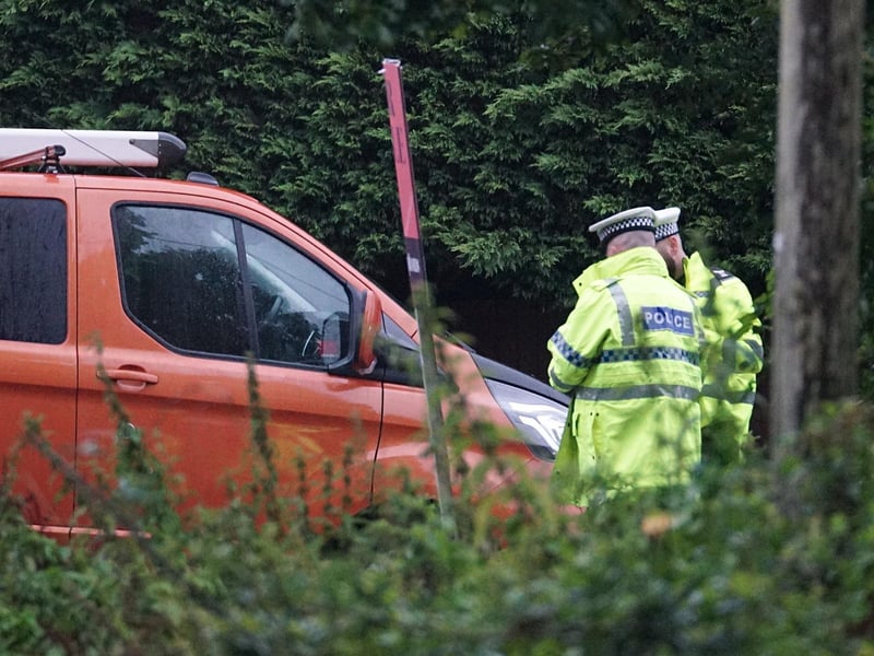 The incident closed part of the A22