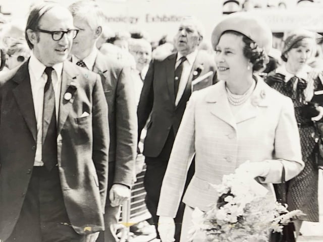 Her Majesty at the South of England Show in Ardingly in 1984